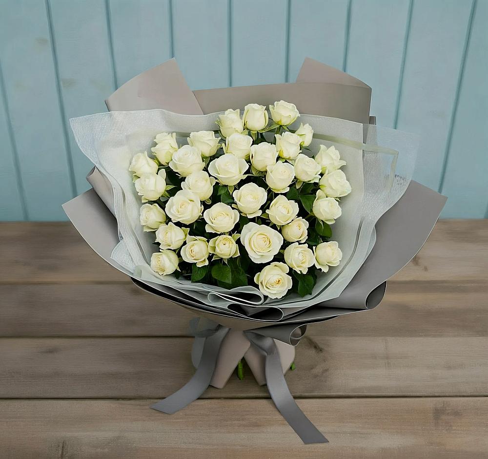 Букет Белоснежная нежность в Красновишерске