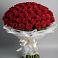 Букет 101 Красная роза Блэк Мэджик в Красновишерске