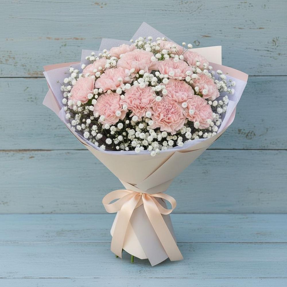 Букет цветов из: Гвоздики в Красновишерске