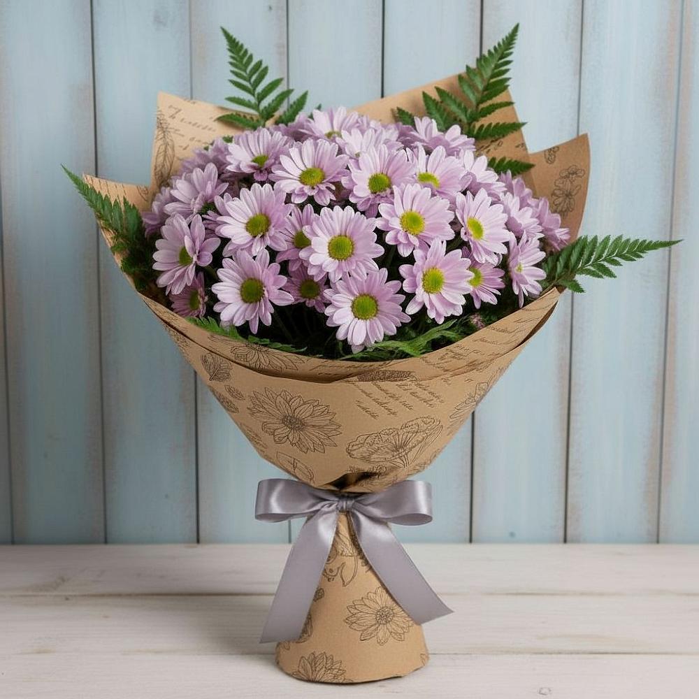 Букет цветов из: Хризантемы в Красновишерске