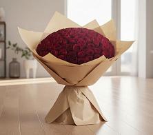 Букет 101 Красная роза в Красновишерске