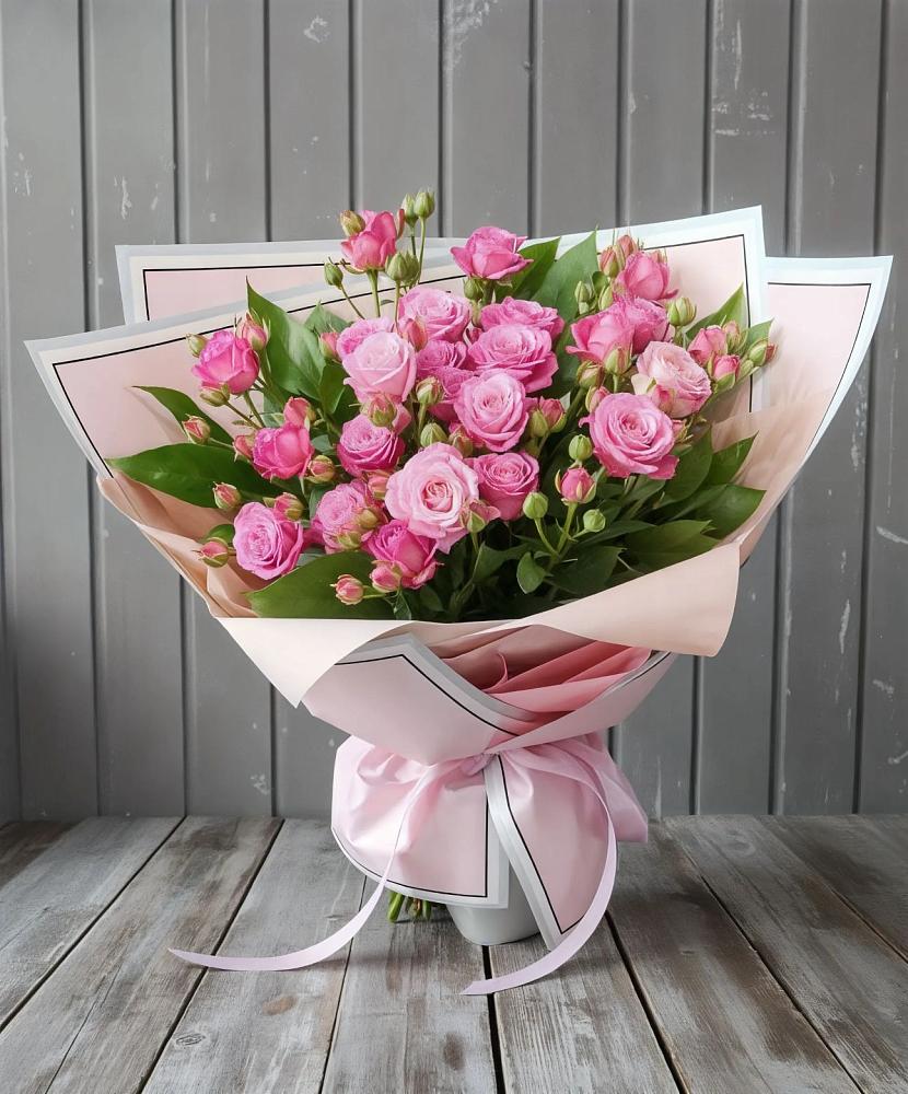 Букет Розовый кустик в Красновишерске