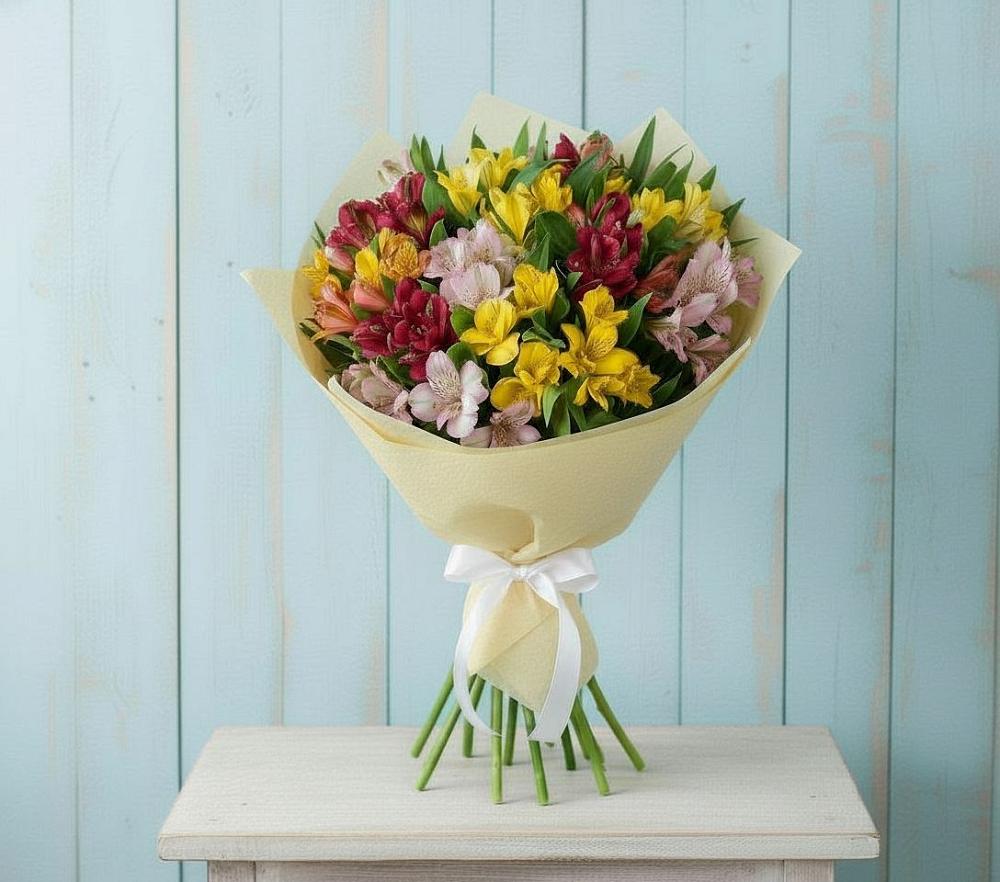Букет цветов из: Альстромерии в Красновишерске
