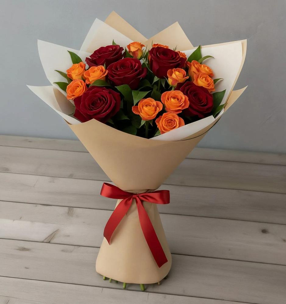 Букет Любовь и восторг в Красновишерске